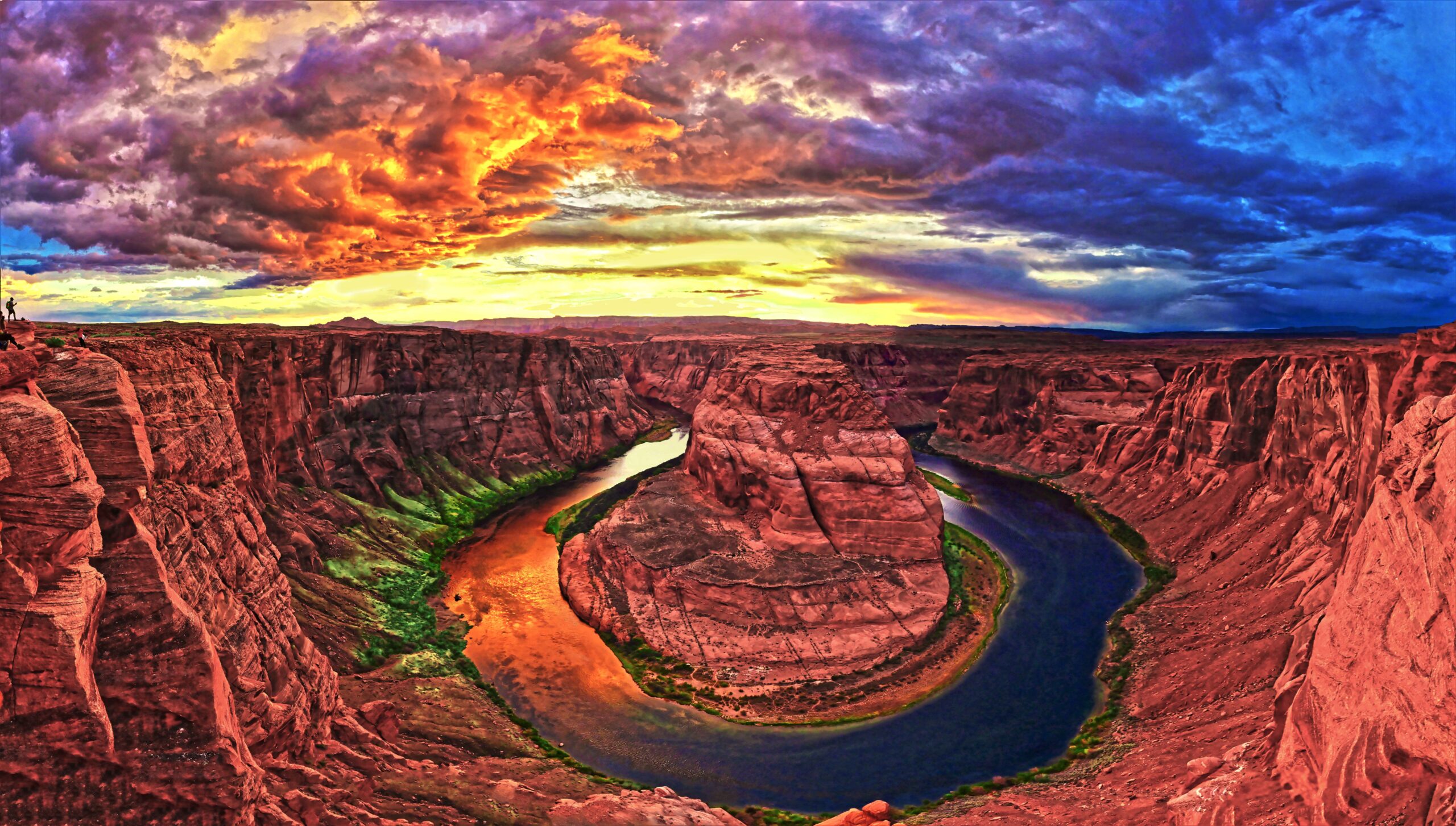 Horseshoe Bend colored
